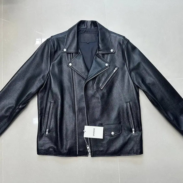 [BUNJANG] Sperone Cowhide Leather Rider Jacket XL / 새상품/택o) 스페로네 카우하이드(소가죽) 라이더 자켓 팝니다