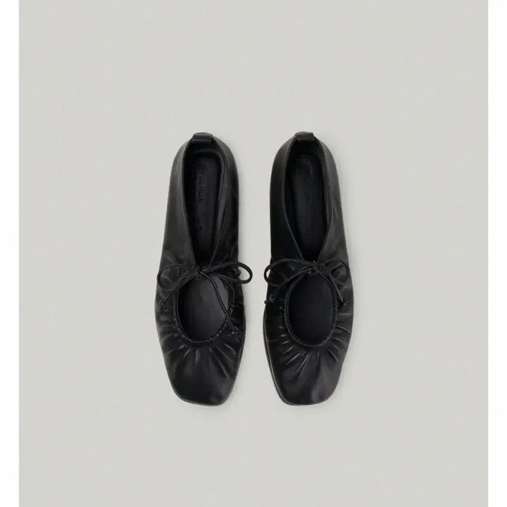 [BUNJANG] Paul &amp; New Flat Shoes Black 240 / 폴뉴아 플리셋 플랫슈즈 블랙 240