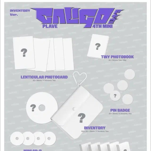 [BUNJANG] PLAVE Caligo Part 2 Musicplant POB Album / 플레이브 칼리고 파트2 뮤직플랜트 미공포 포함 인벤토리 5셋
