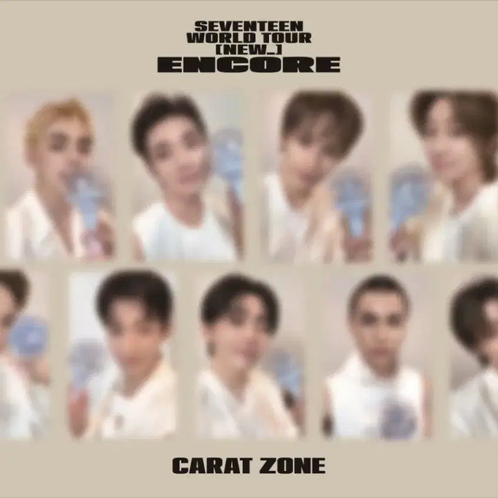 [BUNJANG] Seventeen Ancon Carat Zone Photocard Bundle Set / (일괄)세븐틴 앙콘 캐럿존 포카
