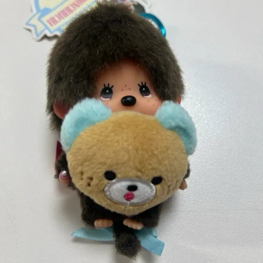 [BUNJANG] Monchhichi 45th Anniversary Limited Edition Keyring / (희귀)!!!45주년(2019년한정판)해피트립 몬치치키링!!(미사용)