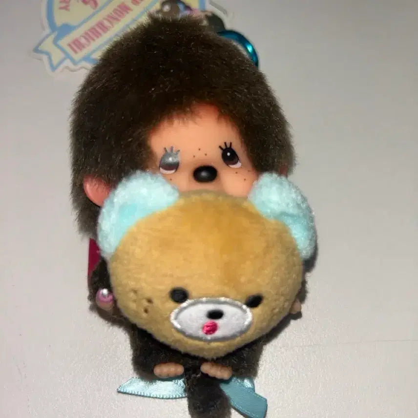 [BUNJANG] Monchhichi 45th Anniversary Limited Edition Keyring / (희귀)!!!45주년(2019년한정판)해피트립 몬치치키링!!(미사용)