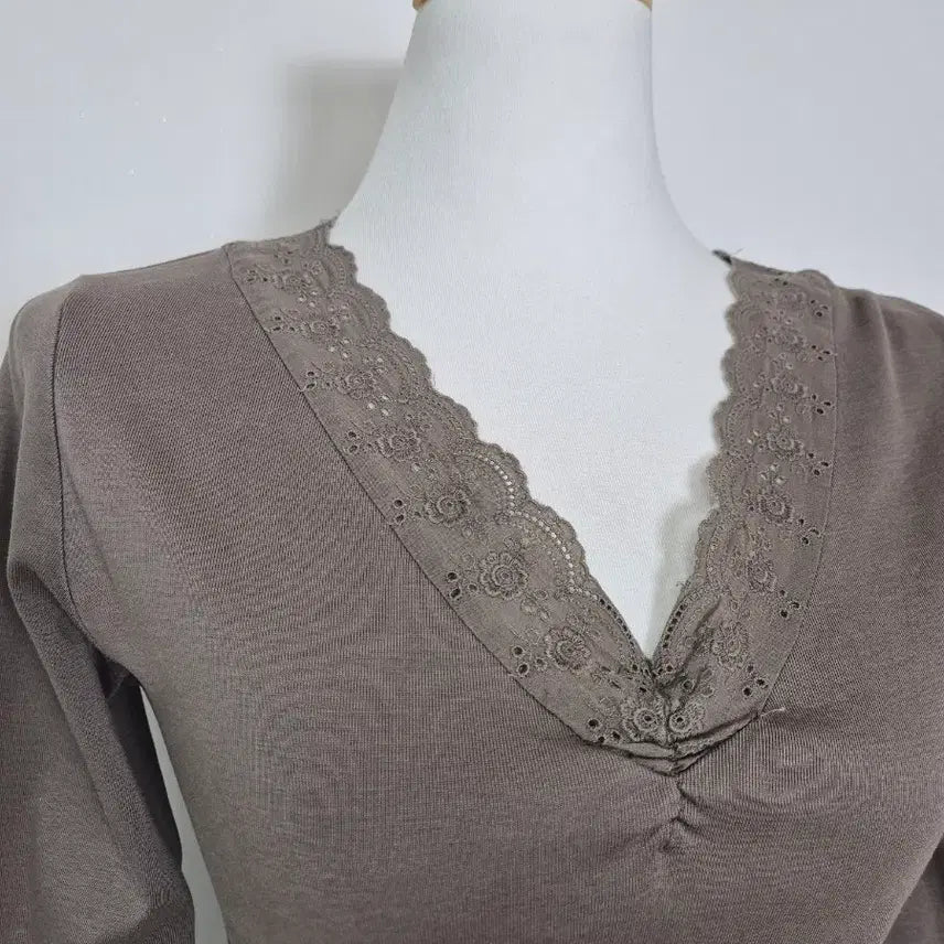 [BUNJANG] Vintage Lace T-shirt / 빈티지 모리걸 레이스 티셔츠