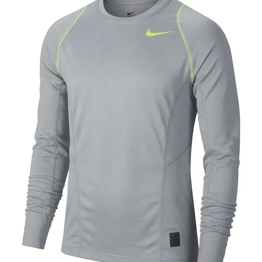 [BUNJANG] Nike Pro Hyperwarm Long Sleeve Dri-FIT T-Shirt (Gray) / 나이키 프로 하이퍼웜 긴팔 드라이핏 M 사이즈 (남성 100 사이즈)