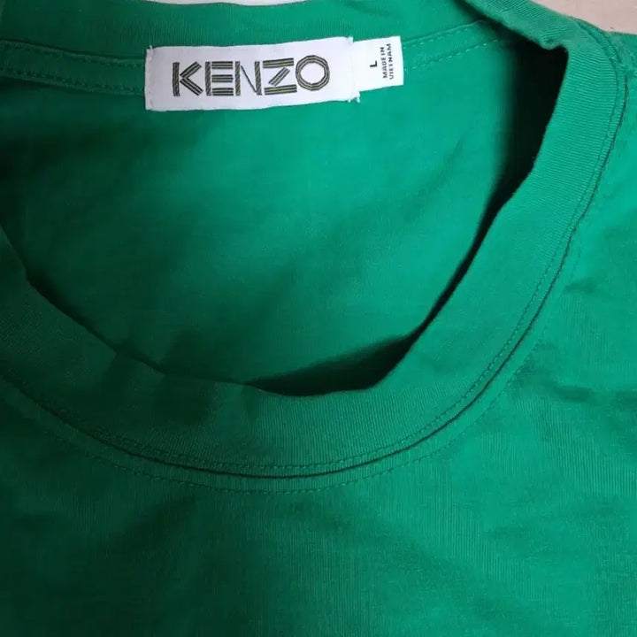 [BUNJANG] KENZO Tiger Short Sleeve T-shirt Green / KENZO 겐조 타이거 반팔 티셔츠 그린