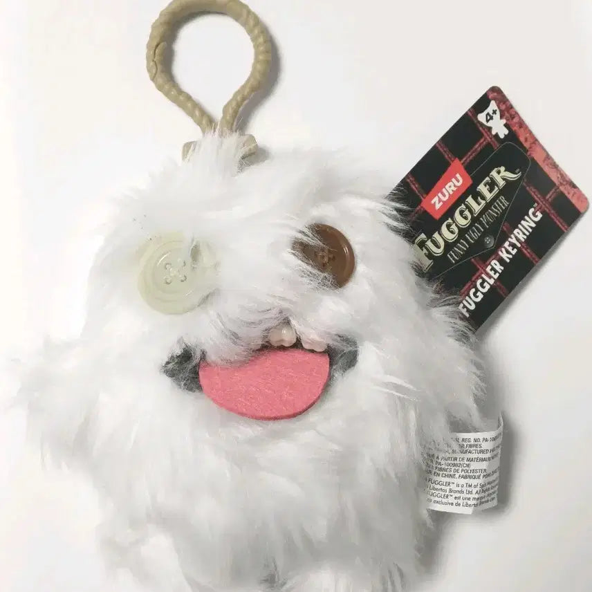 [BUNJANG] Puggle Wooga Boo White Keyring / 퍼글러 우가부가 화이트 키링