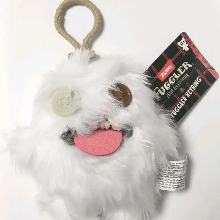 [BUNJANG] Puggle Wooga Boo White Keyring / 퍼글러 우가부가 화이트 키링
