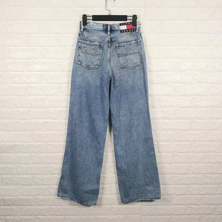 [BUNJANG] Tommy Hilfiger Distressed Wide Jeans (Women&
