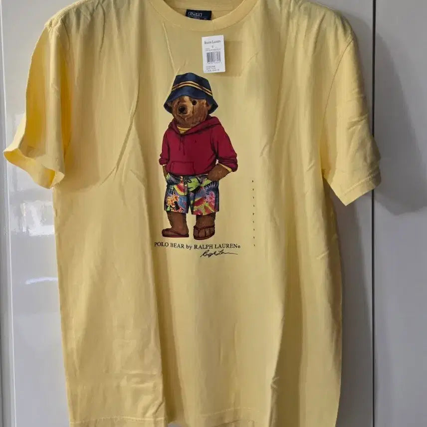 [BUNJANG] Polo Ralph Lauren Yellow Bear T-shirt (M) / 폴로 랄프로렌 옐로우 베어 반팔 티셔츠M