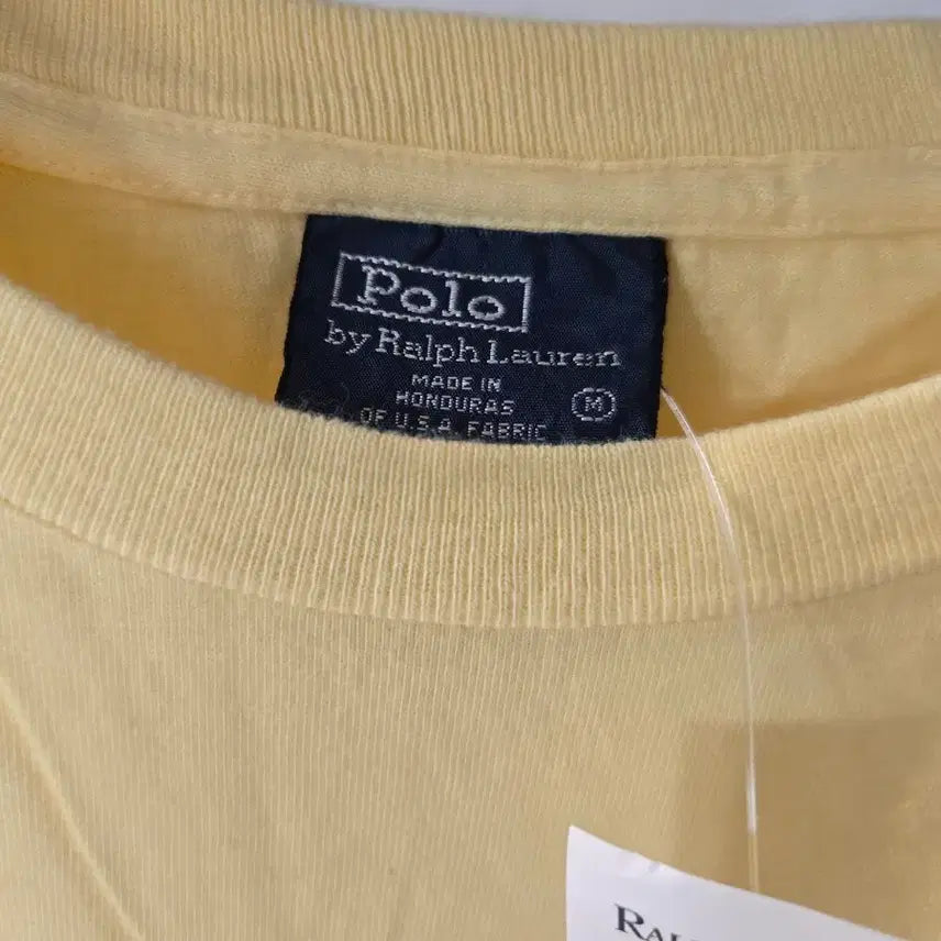 [BUNJANG] Polo Ralph Lauren Yellow Bear T-shirt (M) / 폴로 랄프로렌 옐로우 베어 반팔 티셔츠M