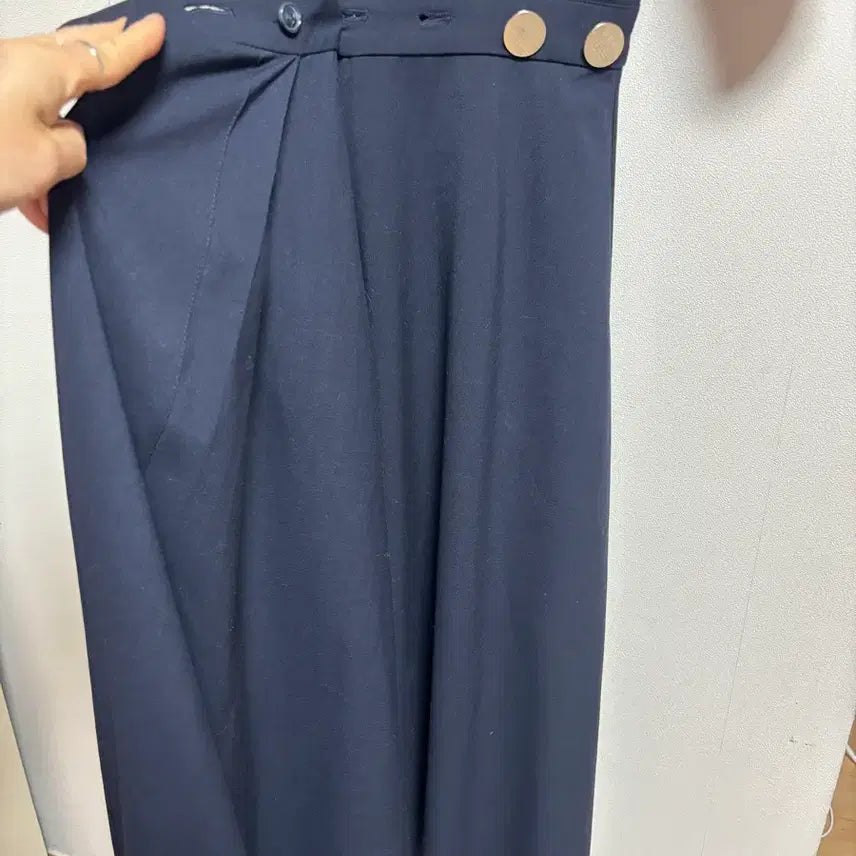 [BUNJANG] GNS Navy Puff Sleeve Dress S Size / ㄱㄴㅅ네이비 퍼프 소매 원피스 S 사이즈