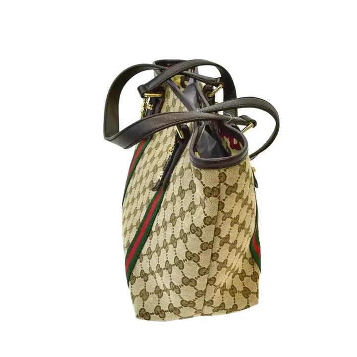 [BUNJANG] Gucci GG Canvas Jacquard Shoulder Bag / 구찌 GG 캔버스 자가드 숄더백 (정품)