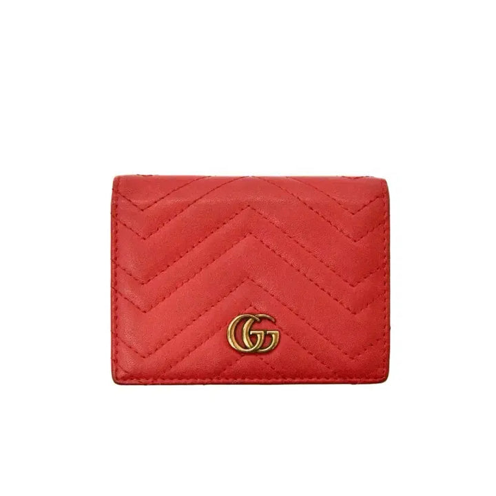 [BUNJANG] Gucci GG Matelassé Wallet / 구찌 GG 마몽 마트라쎄 반지갑 (정품)