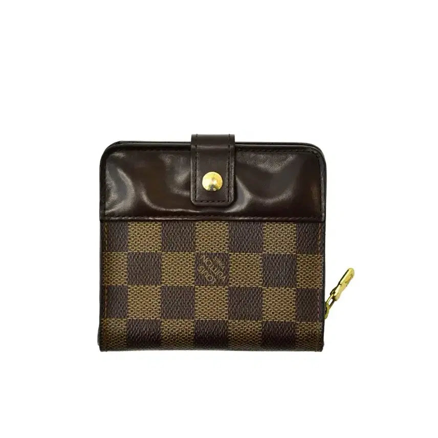 [BUNJANG] Louis Vuitton Damier Ebene Compact Wallet / 루이비통 다미에 에벤 컴팩트 반지갑 (정품)