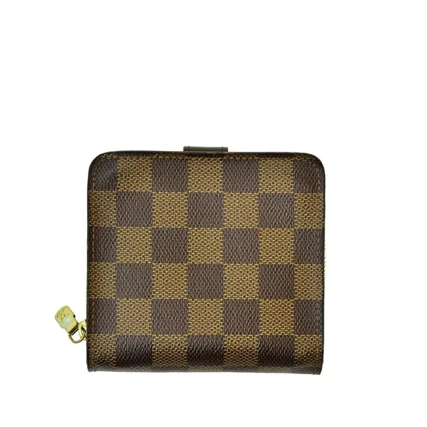 [BUNJANG] Louis Vuitton Damier Ebene Compact Wallet / 루이비통 다미에 에벤 컴팩트 반지갑 (정품)