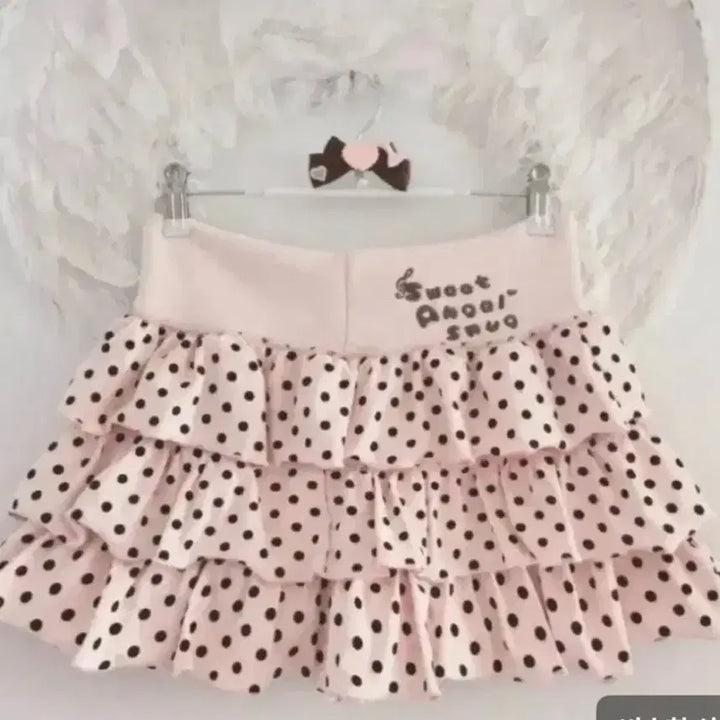 [BUNJANG] Snug Seonyang Sweet Angel Skirt - Pink / 스너그 서냥님 스윗 엔젤 스커트 핑크