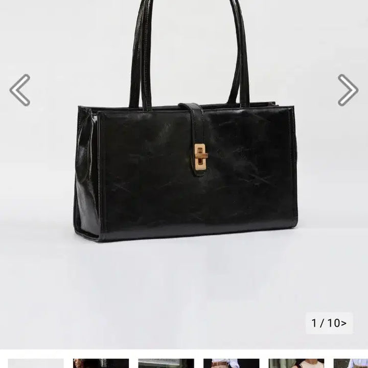 [BUNJANG] M.J.D Matilda L Shoulder Bag - Black / 엠제이드 마틸다 L 숄더백 블랙