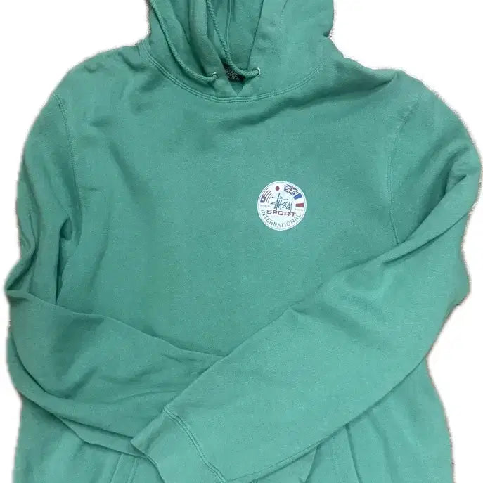 [BUNJANG] Stussy Green Hoodie L / 스투시 그린 후드 L