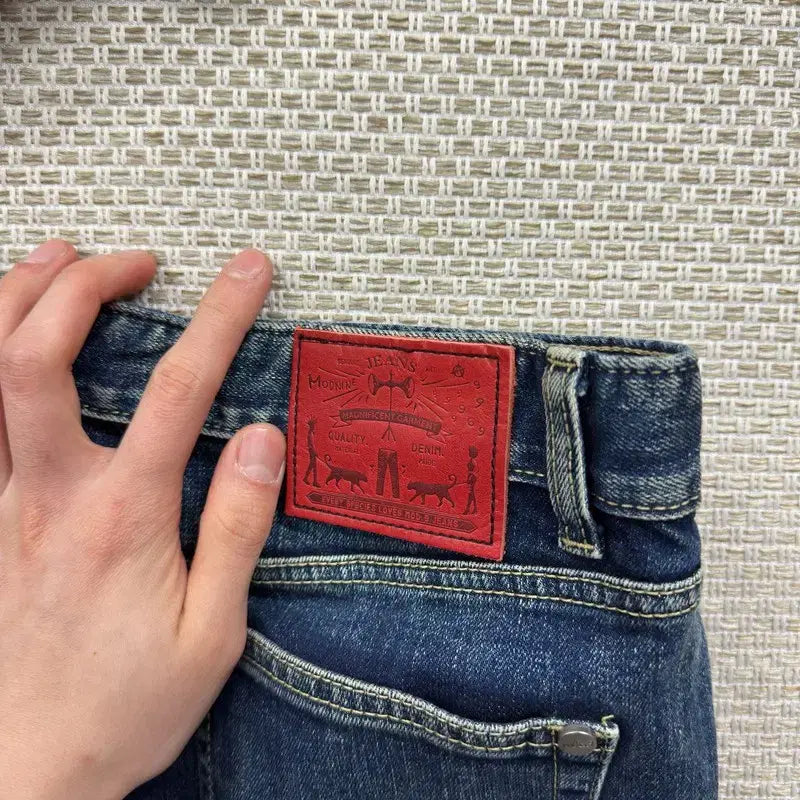 [BUNJANG] Modena Casual Spandex Denim Jeans 33 Inch / 모드나인 캐주얼 스판 데님 청바지 33인치 A08242