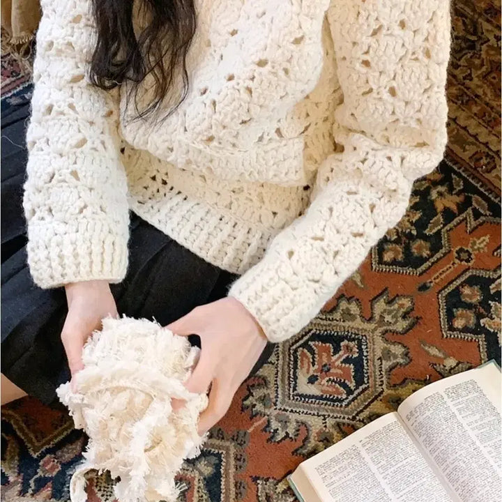 [BUNJANG] Milkcocoa Handmade Zip-up Cardigan / 밀크코코아 핸드메이드 집업 가디건