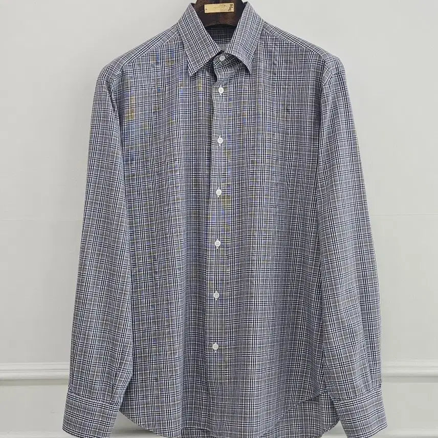 [BUNJANG] Brioni Cotton Weave Check Shirt / 브리오니 코튼 직조 체크 셔츠 [ 로로피아나 쿠치넬리 톰포드 에르메스