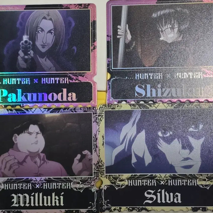 [BUNJANG] Hunter X Hunter Hologram Laser Ticket Card Bundle Set / 헌터X헌터 홀로그램 레이저티켓 카드 5종 일괄