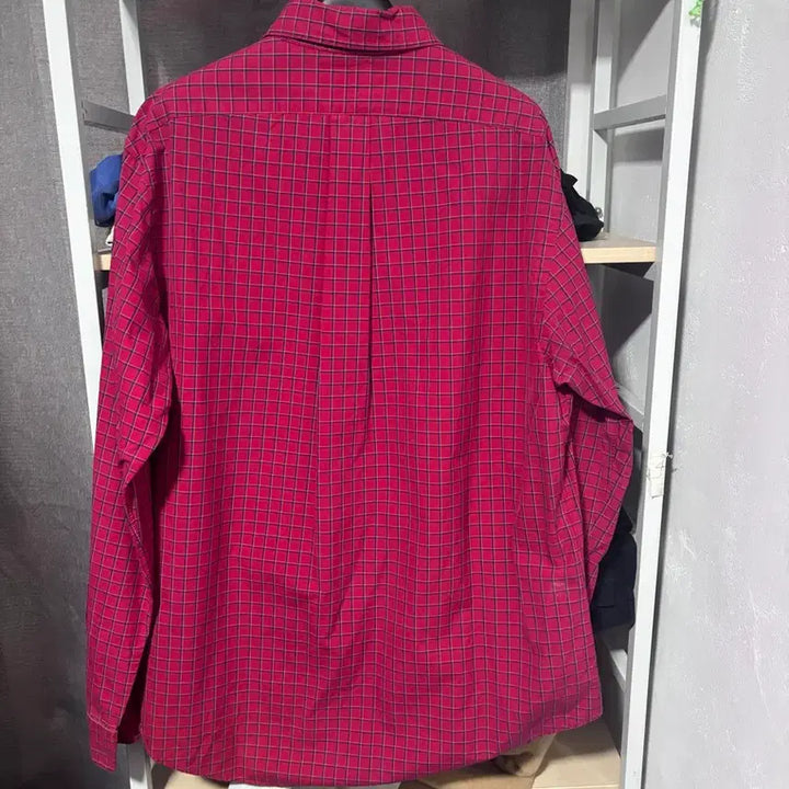 [BUNJANG] Polo Ralph Lauren Checkered Shirt / 폴로 랄프로렌 체크 셔츠 레드