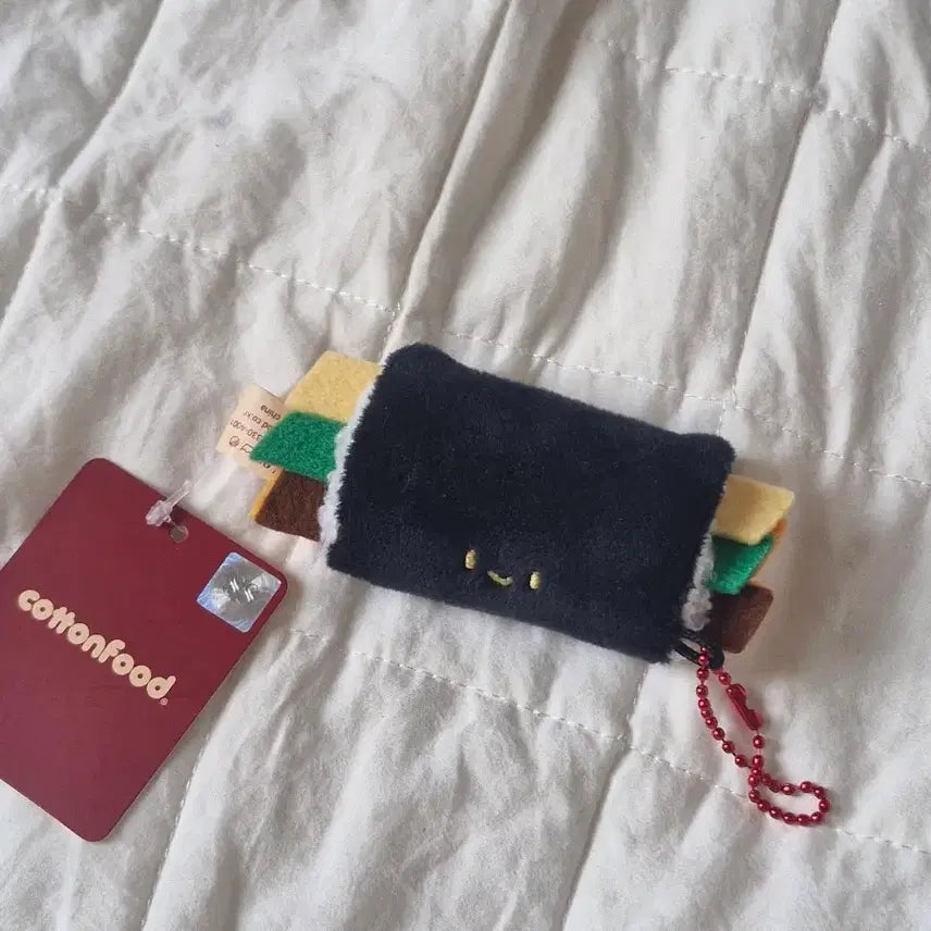 [BUNJANG] Cottonfood Gimbap Plush Keyring / cottonfood 김밥 인형 키링
