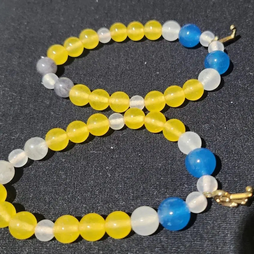 [BUNJANG] Kagamine Rin &amp; Len Beads Bracelet Set / 카가미네 린/렌 비즈 팔찌 세트