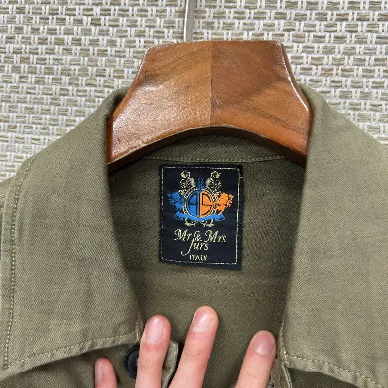[BUNJANG] Mr &amp; Mrs Italy Two Pocket Shirt Jacket - Size S / 미스터앤미세스퍼 투포켓 셔츠 자켓 S A08234
