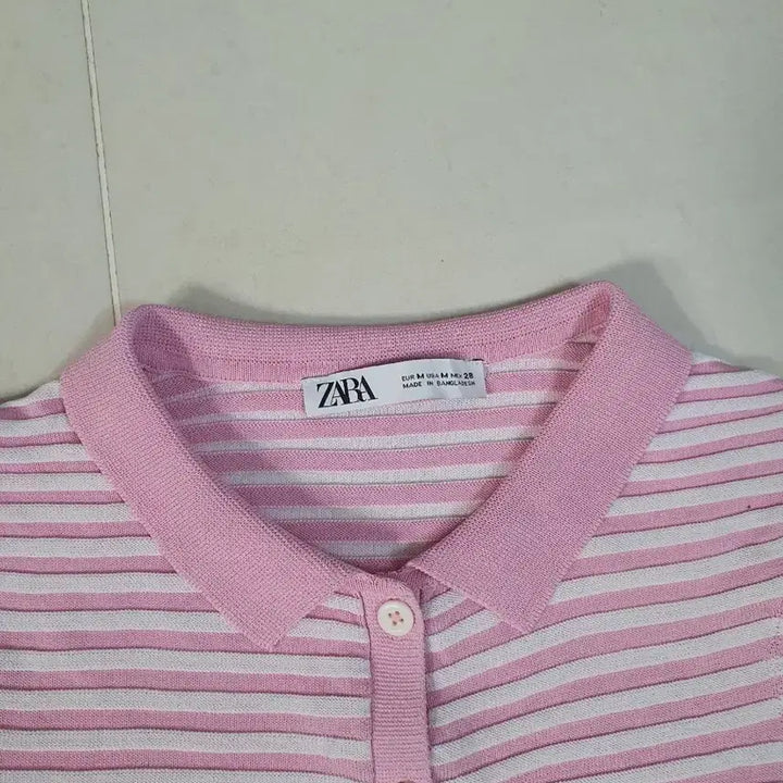 [BUNJANG] NAIN 아이보리 가디건 + ZARA 핑크 반팔 니트 세트 / NAIN 아이보리 가디건 + ZARA 핑크 반팔 니트 세트