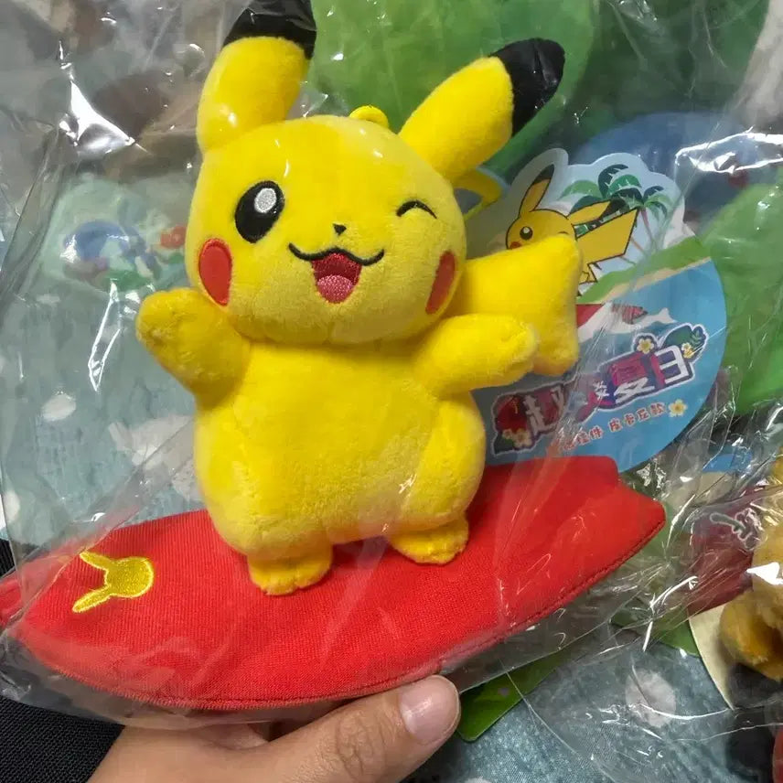 [BUNJANG] Pokemon Surfing Pikachu Carabiner Keyring / 서핑하는 피카츄 카라비너키링