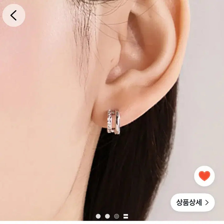 [SOLD OUT] 골드앤디어 14K GF 언발 라인 큐빅 귀걸이