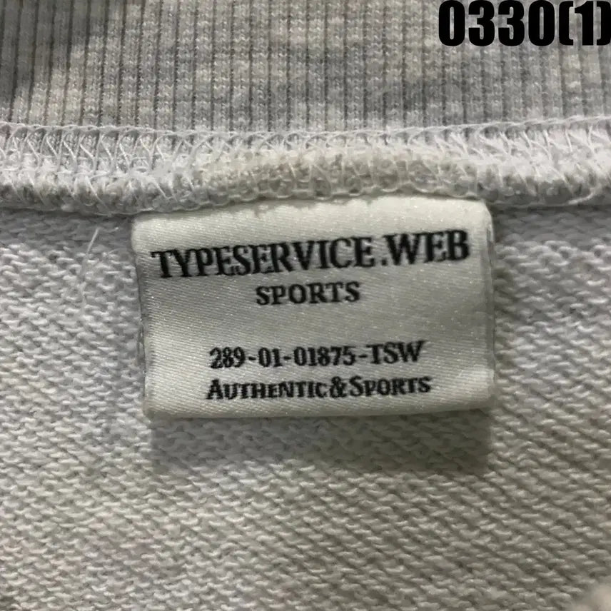 [SOLD OUT] TYPESERVICE.WEB 맨투맨 티셔츠 s