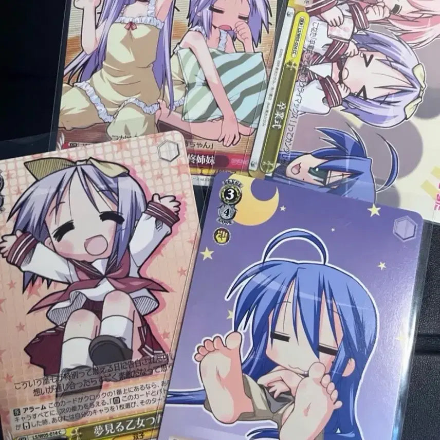 [BUNJANG] Lucky Star Schwarz Card / 러키스타 바이스슈발츠 카드 고전미소녀 지류굿즈 럭키스타 코나타