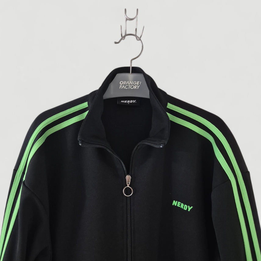 [BUNJANG] Nerdy Oversized Track Jacket and Track Pants Set for Women / 널디 져지세트 트랙탑자켓 오버핏 여성