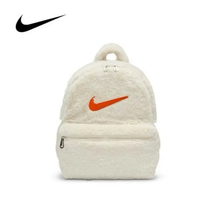 [BUNJANG] Nike Mini Fur Backpack Ivory / 나이키 미니 퍼 백팩 아이보리