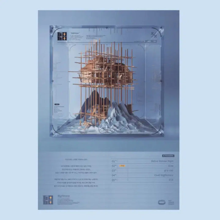 [BUNJANG] 5/5 Artwork Room Album Poster Set / 오월오일 아트워크룸 앨범 포스터 4종 세트