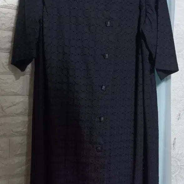 [BUNJANG] Black Lace Long Dress 77 / 블랙 레이스 롱 원피스  77