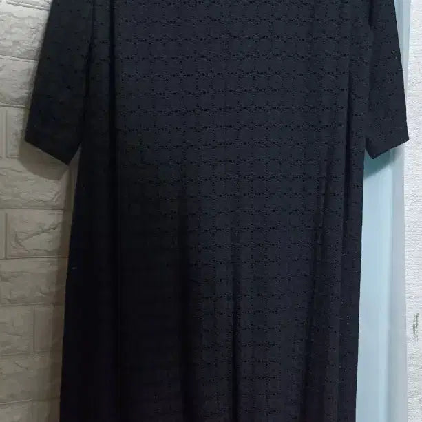 [BUNJANG] Black Lace Long Dress 77 / 블랙 레이스 롱 원피스  77