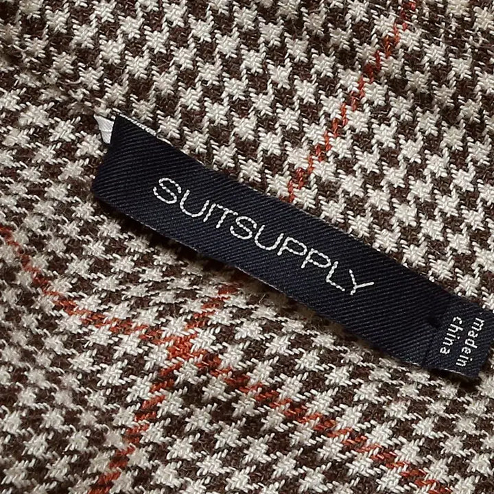 [BUNJANG] Suit Supply Magee Gunclub Check Belted Safari Jacket / 수트 서플라이 [Suit Supply] 마지 건클럽 체크 벨트 자켓