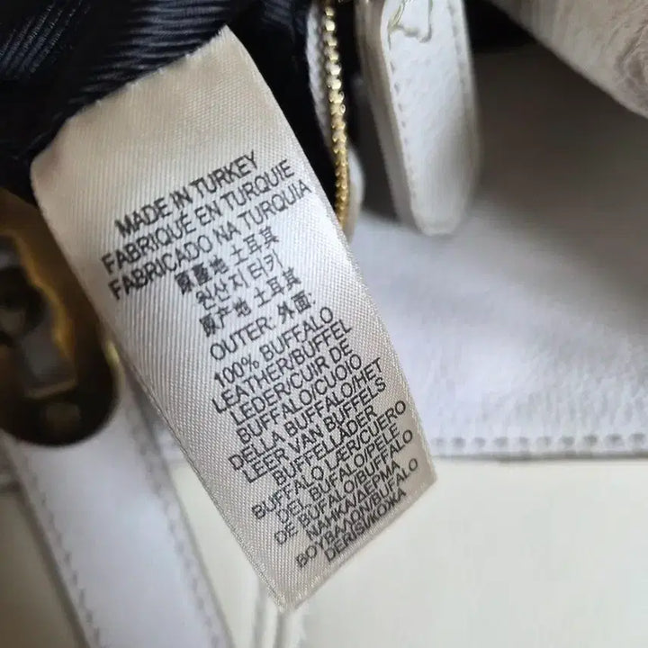 [BUNJANG] Burberry White Leather Shoulder Bag / 버버리 정품 화이트 가죽 숄더백