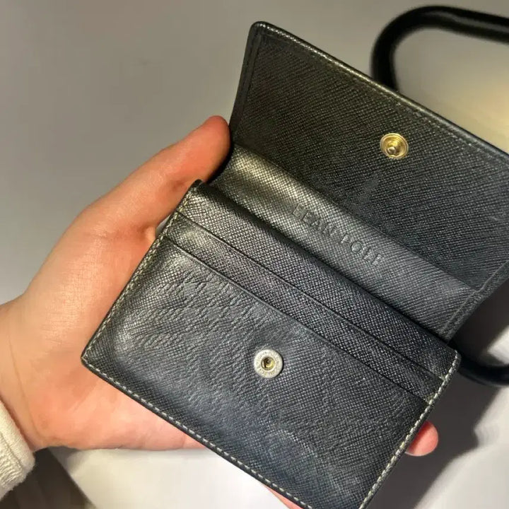 [BUNJANG] Beanpole Black Card Wallet / 빈폴 블랙 카드지갑