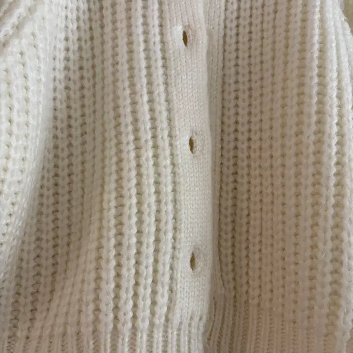 [BUNJANG] Nearwear Ivory Knit Cardigan / 아이보리 니트 가디건 니어웨어 퍼빗 아뜨랑스