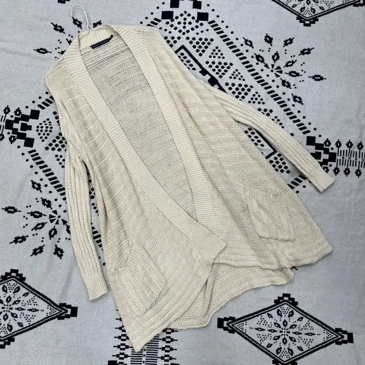 [BUNJANG] Polo Ralph Lauren Cable Knit Long Cardigan M / 폴로 랄프로렌 케이블 롱 니트 가디건 M P00006