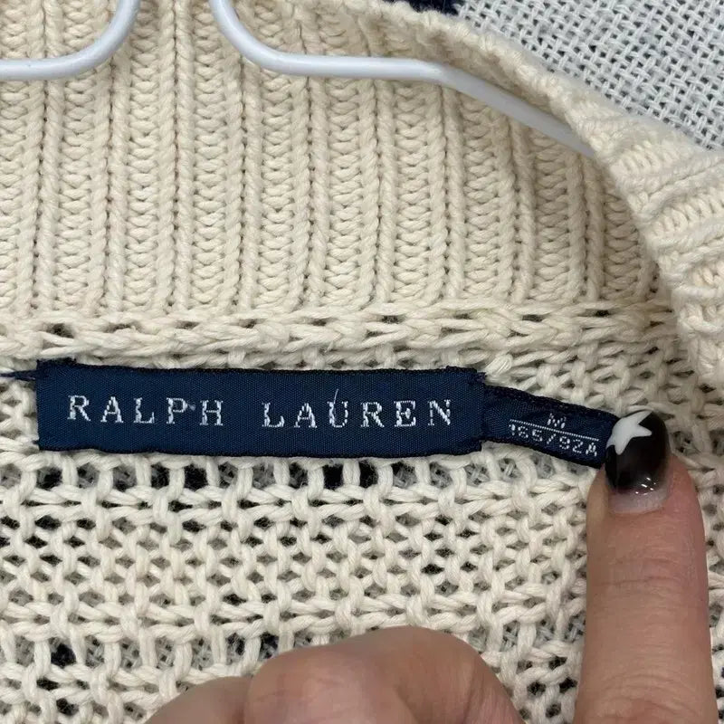 [BUNJANG] Polo Ralph Lauren Cable Knit Long Cardigan M / 폴로 랄프로렌 케이블 롱 니트 가디건 M P00006