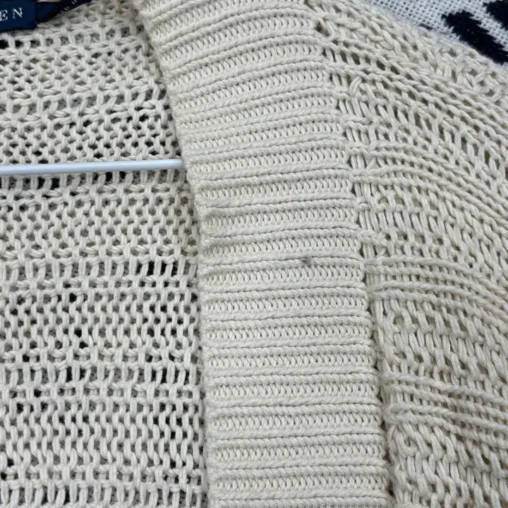 [BUNJANG] Polo Ralph Lauren Cable Knit Long Cardigan M / 폴로 랄프로렌 케이블 롱 니트 가디건 M P00006