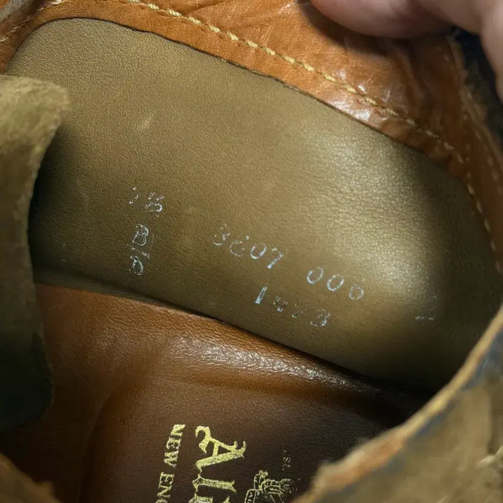 [BUNJANG] Alden 1493 Snuff Suede Leather Shoes / [7.5D] 알든 Alden, 1493
