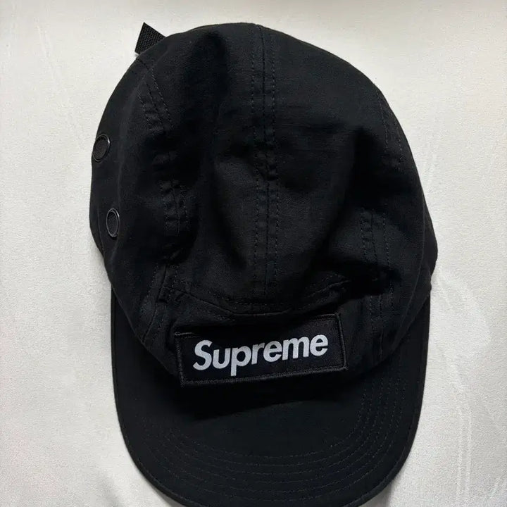 [SOLD OUT] 슈프림 밀리터리 캠프캡 블랙 (새상품)