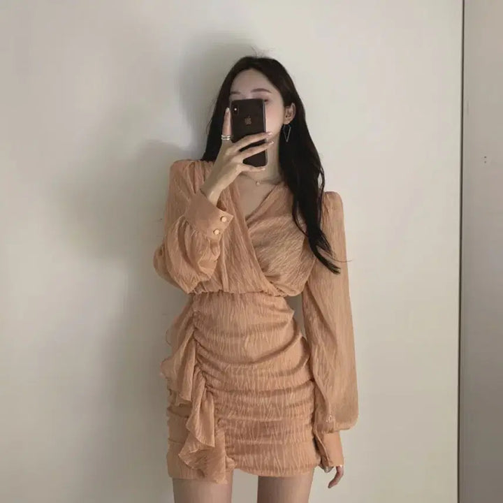 [BUNJANG] Objet S. Shirring Dress / [오브제스트] 제작 셔링 원피스